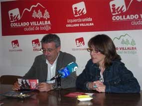 El coordinador regional de IU, en Collado Villalba 