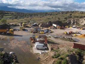 Desmonte en la zona del Cerro San Juan