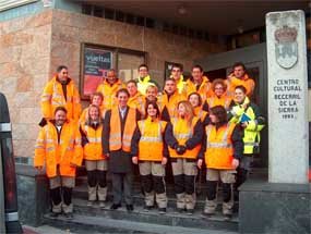 Terminan su formación los 16 alumnos del taller de empleo de jardinería organizado en Becerril