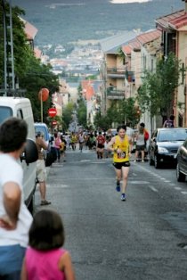 Imagen de la Carrera del Rock'n'Roll, en la cuesta 'rompecorazones'