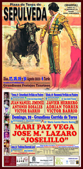 Cartel anunciador de la feria de Sepúlveda