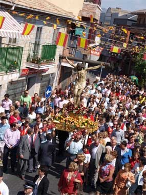 Imagen de la procesión del Cristo de las Mercedes