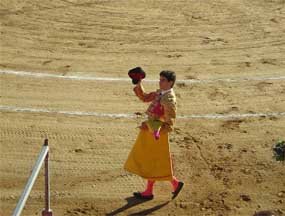 López Simón hizo lo más destacado de la feria  (Foto: C. CORRALES)