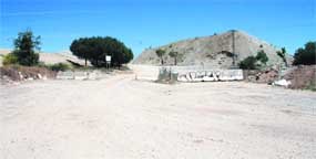 Vista de los terrenos del Caño de la Fragua 