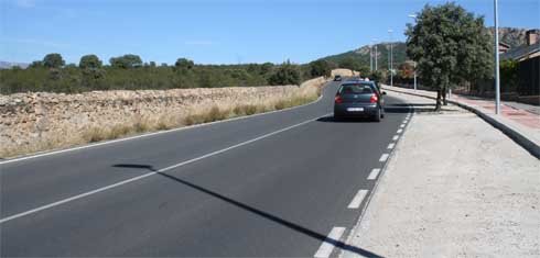 La carretera Dominio de Fontenebro es uno  de los puntos de mayor peligrosidad del municipio serrano