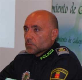 El ya ex Jefe de la Policía, en una rueda de prensa 