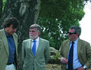 El alcalde, a la izquierda, con el consejero de Medio Ambiente (Foto: COMUNIDAD DE MADRID)