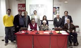 El PSOE de San Lorenzo celebra un acto para homenajear a sus militantes históricos