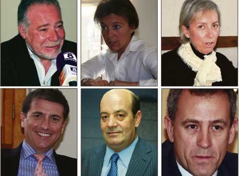 Miguel Rodríguez Bonilla (Guadarrama), María Rubio (Collado Mediano), Nieves Roses (Colmenarejo), José Conesa (Becerril), Antonio Vicente (El Escorial) y José R. Regueiras (Hoyo)