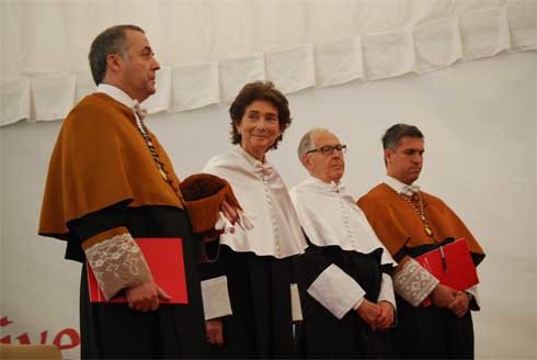 Martín Chirino y Paloma O’Shea, ‘Honoris Causa’ por la Nebrija