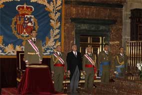 El Príncipe de Asturias preside en San Lorenzo el capítulo de la Real y Militar Orden de San Hermenegildo