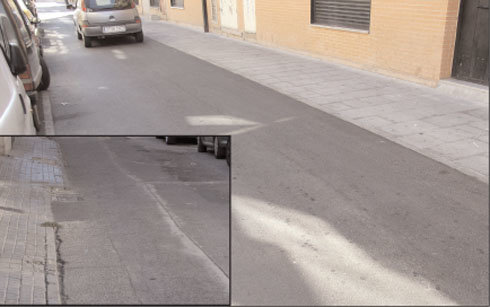 Antes y después de las obras que se están llevando a cabo en la zona de Pradillo Herrero