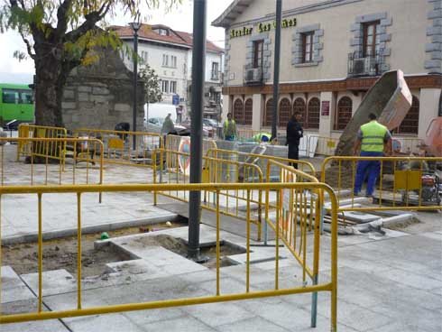 La remodelación de la plaza de España entra en la última fase