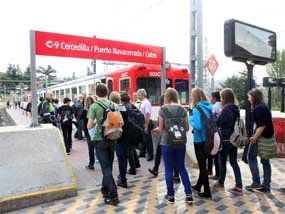 Más de 600 alumnos han disfrutado este año del Tren de la Naturaleza entre Cercedilla y Cotos