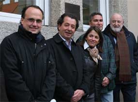 Torrelodones descubre una placa en homenaje a Félix López, víctima del Holocausto