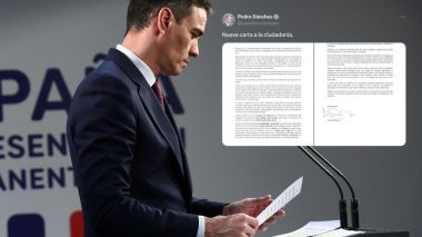 Nueva carta de Pedro Sánchez a la ciudadanía tras la citación a Begoña Gómez