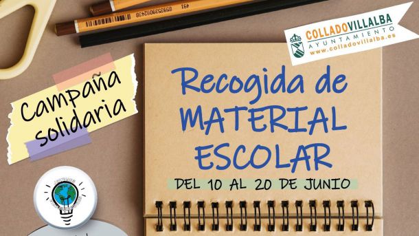 Recogida de material escolar a beneficio de Aldeas Infantiles