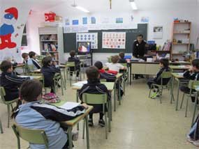 Educación vial para los escolares de San Lorenzo