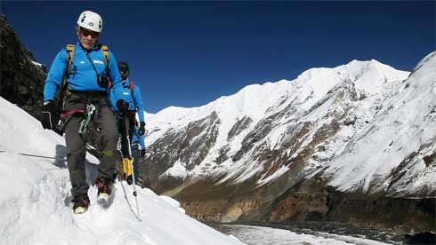 Carlos Soria abortó el primer asalto al Dhaulagiri 