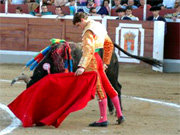 Daniel Luque, en la pasada feria de Guadarrama (Foto: Maica Gordillo)