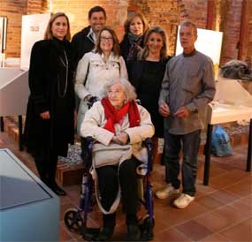 María Giralt visita la Casa de Cultura de Valdemorillo