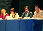 Carmen Mª Pérez del Molino, Patricia Flores, José I. Fernández Rubio y Ana Carreras (Foto: E. P.)