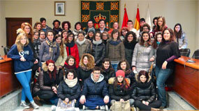 Un grupo de alumnos de Verona visita Galapagar