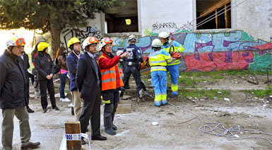 Simulacro de terremoto en Navacerrada y Los Molinos