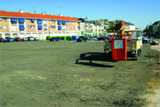 Terrenos sobre los que se levantaba la antigua plaza de toros, en donde ahora se construirá un ‘parking’ subterráneo y un Centro de Salud (Foto: ARCHIVO)