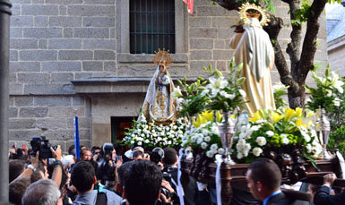 Una gran procesión pondrá fin mañana a los actos por el 25 aniversario de la coronación canónica de la Virgen de Gracia