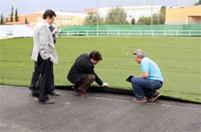 Césped artificial de nueva generación para el campo de fútbol de El Chopo