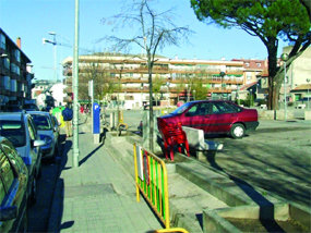 La plaza de Los Belgas se convierte en aparcamiento hasta el 7 de enero