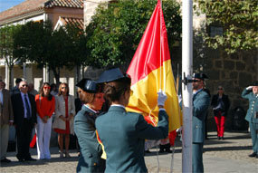 Actos de homenaje a la bandera de España  