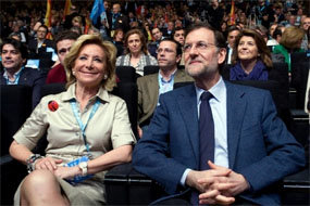 El PP de Madrid celebra en Villalba su cena de Navidad con Aguirre y Rajoy