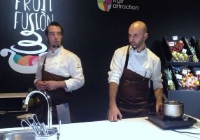 Los cocineros Daniel Ochoa y Luis Moreno