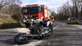 El accidente se produjo a la altura del kilómetro 31 (Foto: Emergencias 112 Comunidad de Madrid)