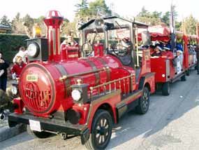 Un tren de época en la Cabalgata de Torrelodones