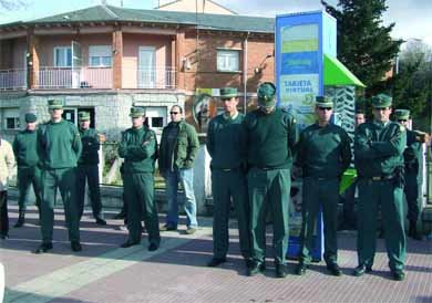 Concentración de la Guardia Civil contra ETA