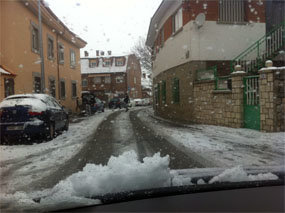 Del temporal de viento a la nieve y el hielo: una complicada semana en la Sierra del Guadarrama  