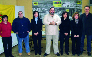 Alberto Sánchez (en el centro) fue presentado como candidato por la Junta Directiva  (Foto: A. S.)