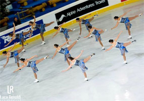 Sheila Monjas, una villalbina en el Mundial de patinaje sincronizado 