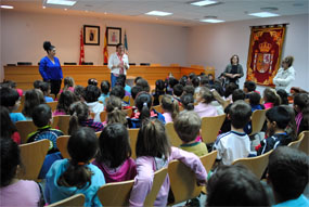 Visita escolar  al Ayuntamiento de Valdemorillo