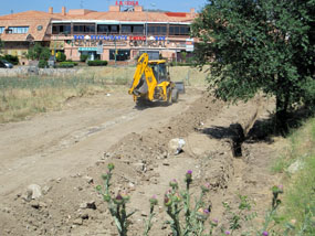 Los trabajos en el perímetro de la Dehesa avanzan a buen ritmo