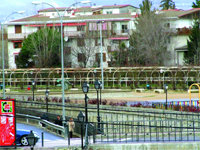 El Parque de las Bombas, en una imagen tomada desde la calle Real  (Foto: Alejandro Sánchez)