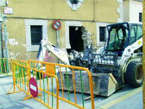 Empiezan las obras de reforma en la antigua iglesia de Villalba Estación