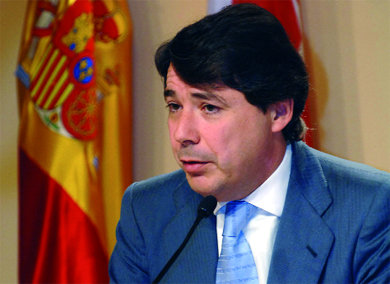 El portavoz del Ejecutivo, Ignacio González, tras el Consejo de Gobierno  (Foto: C. M.)