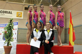 El equipo infantil de San Lorenzo se estrena con un oro en el Trofeo de Gimnasia Estética