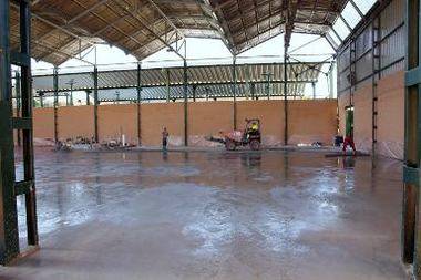 Las obras de la nueva pista de hockey de Galapagar avanzan a buen ritmo