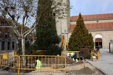 El plan de embellecimiento de los espacios públicos llega a la plaza de la Iglesia