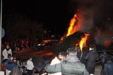 El parque de El Raso, en Moralzarzal, escenario este lunes de la fiesta de la ‘Luminaria’